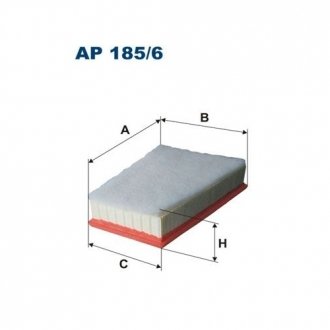 Фото автозапчастини повітряний фільтр Polcar FLAP185/6