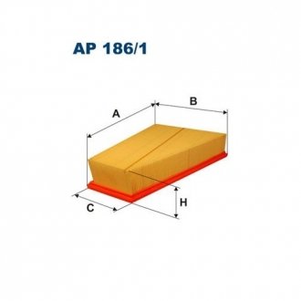 Фото автозапчасти повітряний фільтр Polcar FLAP186/1