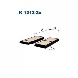 Фото автозапчасти салонный фильтр Polcar FLK1212-2X