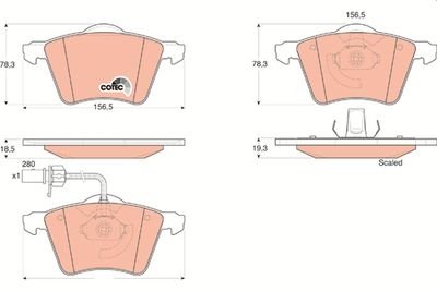 Фото автозапчасти гальмівні колодки Polcar GDB1538