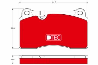 Фото автозапчасти гальмівні колодки Polcar GDB1670DTE