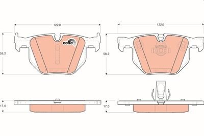 Фото автозапчасти гальмівні колодки Polcar GDB1727