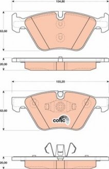 Фото автозапчастини гальмівні колодки Polcar GDB1810