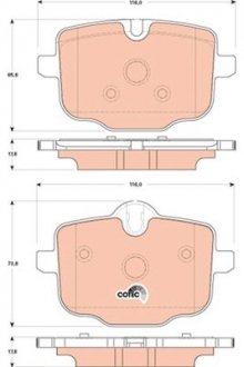 Фото автозапчасти гальмівні колодки Polcar GDB1869