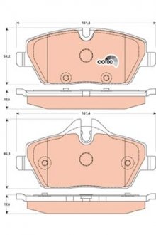 Фото автозапчасти гальмівні колодки Polcar GDB1870