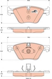 Фото автозапчасти тормозные колодки Polcar GDB1882