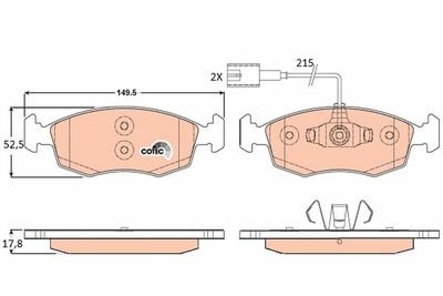 Фото автозапчасти гальмівні колодки Polcar GDB1900