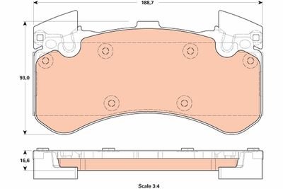 Фото автозапчасти гальмівні колодки Polcar GDB1911