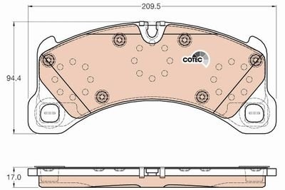 Фото автозапчасти гальмівні колодки Polcar GDB2004