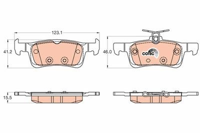 Фото автозапчасти гальмівні колодки Polcar GDB2037