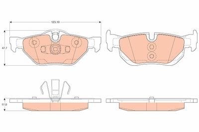 Фото автозапчастини гальмівні колодки Polcar GDB2050