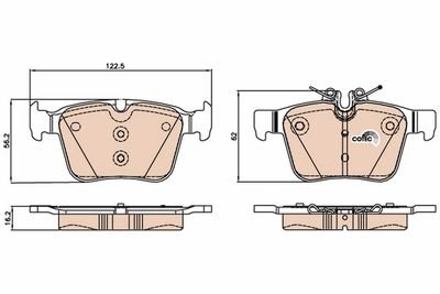 Фото автозапчасти гальмівні колодки Polcar GDB2071