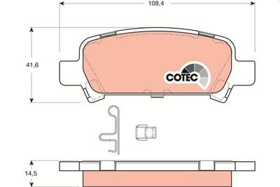 Фото автозапчасти гальмівні колодки Polcar GDB3223