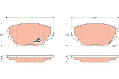 Фото автозапчасти тормозные колодки. Polcar GDB3251