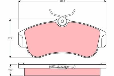 Фото автозапчасти гальмівні колодки Polcar GDB3271