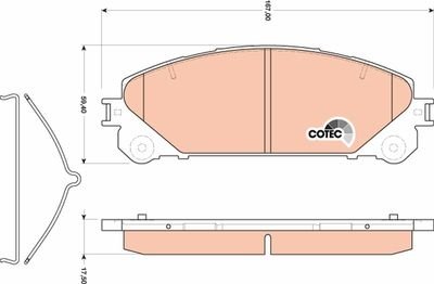 Фото автозапчасти гальмівні колодки Polcar GDB3484