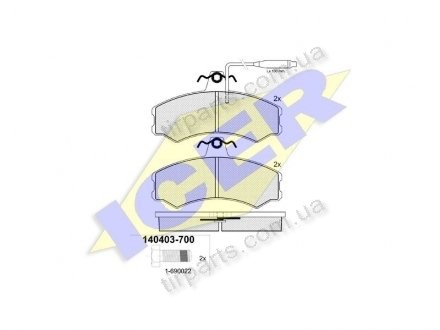 Фото автозапчасти тормозные колодки FIAT TALENTO platfor (95624970, 95624970, 95667764, 95667764, ZF09937786, ZF09937786, 9938205, 9938205, 28, 9941207, 9940092, 95667764, 71770950, ZF09938205, ZF09938205, 71770950, 425054, 425054, 424833, 424833, 95966855, 95966855, Polcar IE140403-700 (фото 1)