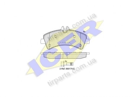 Фото автозапчастини гальмівні колодки Volkswagen CRAFTER 30-35 aut (04862603AA, 2E0698451B, 004 420 81 20, 542 074 20 28, 901 08, 006 420 22 20, 006 420 45 20, 2E0698451A, 2E0 698 451 B, 0064204520, 5420742028, 005 420 74 20, 2E0 698 451 A, 0044208120, 0054207420, 00642 Polcar IE141849