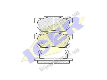 Фото автозапчастини гальмівні колодки HONDA CIVIC III seda (45022SH3526, 45022SH3N30, 45022-SBS-515, 45022SH3306, 45022SR3515, 45022-SH3-306, 45022-SA5-020, 45022-SH3-N30, 45022-SB0-516, 45022-SR3-910, 45022SB2505, 45022SB2675, 45022SR3506, 45022-SB0-505, 45022SA5020, 4 Polcar IE180494