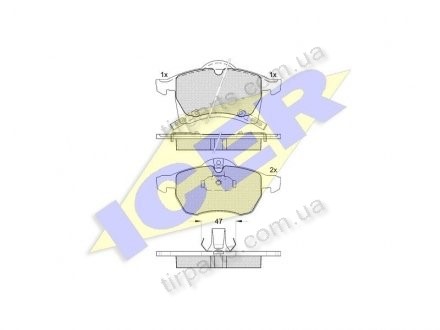 Фото автозапчастини гальмівні колодки OPEL ASTRA G kombi ((1605035, 1605957, 90544001, 16 05 009, 1605009, 9192157, 16 05 035, 9195145, 9195145, 16 05 957, 91 95 145, 91 951 45, 90 544 001, 91 921 57) Polcar IE181248