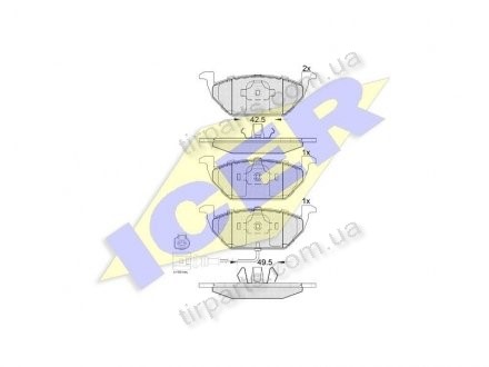 Фото автозапчасти тормозные колодки SEAT ALTEA XL (5P5), (1K0698151F, 1K0698151K, 1K0698151D, 1K0698151D, 1K0698151J, 1K0698151D, 1K0698151J, 1K0698151D J0698151F, 1J0698151F, 1K0698151A, 1K0698151A, 1K0698151A, 1K0798151D, 1J0698151D, 1J0 698 151 F, 1K0 698151 D, 1J0 Polcar IE181349 (фото 1)