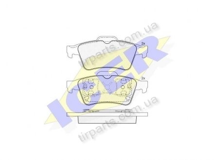 Фото автозапчасти тормозные колодки MAZDA 3 (BK14), 10,0, 7701206609, 7701207767, 77 01 207 767, 77 01207996, 7701207968, 93172190, 4387374, 44060AV725, 1360254, 44060BA00F, 7701207964 Polcar IE181433