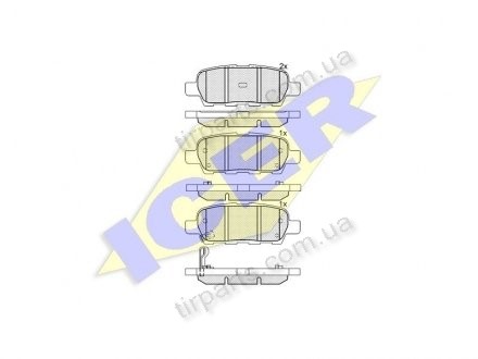 Фото автозапчасти тормозные колодки NISSAN QASHQAI (J10, (D4060-8H385, 41 06 014 08R, 44060-AL585, 44060-AM485, 44060-AL586, 44060-EG004 60-CB10J, 44060-EG00K, 44060EG085, D40601GZ0C, D40603NK0A, 44060AM485, D4060-1GZ0C, D4060-3AW0A, D4060-3NK0A, 44060AL586, AY060NS0 Polcar IE181509 (фото 1)