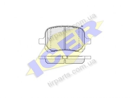 Гальмівні колодки TOYOTA CAMRY (_V20), (04465-33180, 04465-33130, 0446533120, 04465-33120, 0446520550, 0446520550, 0446533290, 0446548010, 04465-33121, 04465-33150, 0446533130, 0446533130, 0446533121, 0446533180, 0446533150, 0446533230, 04465YZZCL, 0 Polcar IE181632