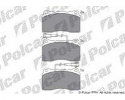Гальмівні колодки Polcar IE181647