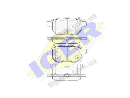 Фото автозапчасти тормозные колодки TOYOTA AURIS, 10.06-, 0446612190, 0446612150, V9118B037, 04466-52130, 0446652121, 04466-52140, 0446602210, 0446612130, 0446612130, 0446647100, 04466-52110, 0446652170, 04466-0) Polcar IE181899