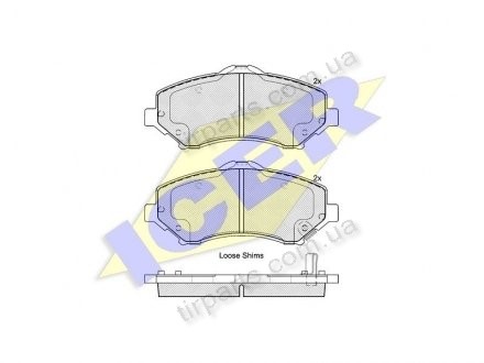 Фото автозапчастини гальмівні колодки DODGE NITRO, 06.07- (7B0 698 151 A, 7B0 698 151 F, 7B0 698 151 D, 68053152AA, 68003701AA, 68093323AB, 68029264AA, 68044866AB, 68029263AA, K6809-3323-AB, 7B0698151A, 7B0698151F, 68003701AB, 7B0698151D, 7B0 698 151 C, K68093323AB, 7B0 Polcar IE181908