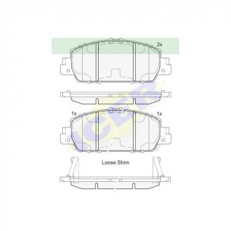 Фото автозапчасти тормозные колодки (45022T3VA00, 45022T3ZA01, 45022-T8M-G00 SK1, 45022-T2G-A00, 45022-T3Z-A01, 45022-T2G-A01, 40 45022T8MG00SK1, 45022T2GA01, 45022T2GA00, 45022T2MT00, 45022T3VA01, 45022-T3V-A00, 45022-T8M-G00, 45022T8MG00) Polcar IE182153 (фото 1)