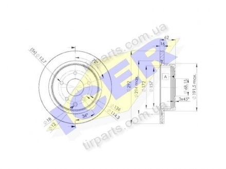 Фото автозапчасти тормозные диски. Polcar IEBD2071