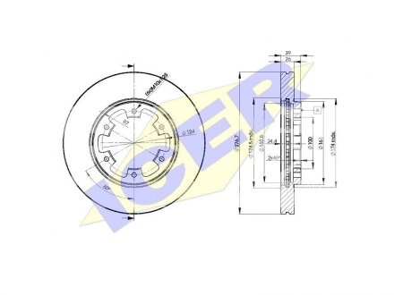 Фото автозапчасти гальмівні диски Polcar IEBD3101