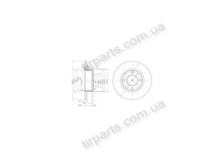 Тормозные диски (895615301) Polcar IEBD4012