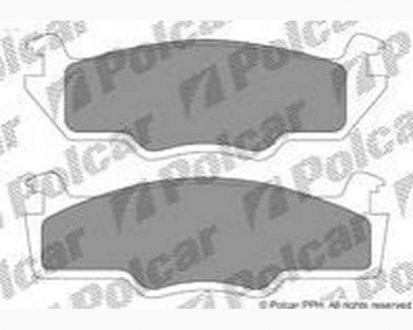 Фото автозапчастини гальмівні колодки Volkswagen GOLF/JETTA/PASSAT (FD815, 321 698 151B, VWB002, 2409, PA325, 431781, RS4640, FD4151A, GBP646AF, 321698151B, DP267, DP236, MDP242) Polcar LP224