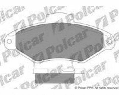 Фото автозапчастини гальмівні колодки CITROEN XANTIA (GBP846AF, 95667786, FD6452E, PA973, 4252.91, 592481, 95667789, 4251.56, 4251.14, FD2112A, FD6379A, 95667785, E172027, E172511, RP425114, FD6452, FD6452A, 592486, VXL701) Polcar LP787 (фото 1)