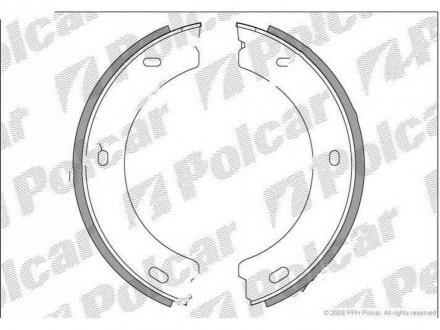 Фото автозапчастини барабанні колодки PEUGEOT 605 (JLM2209, 680630, VBS528, 4241J3, 4241.79, 4241E9, 424179, 4241.G5, SH2413, 4241.E9, SH2340, 4241G5, N1395, 4241.J3) Polcar LS1597