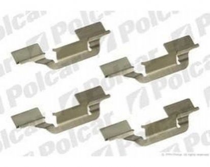 Монтажний комплект гальмівних колодок AUDI A3 (8L1), 09.96 (1685) Polcar LX0438