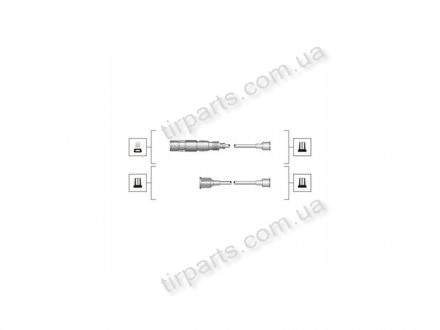 Фото автозапчасти провід запалювання Polcar MSQ0036