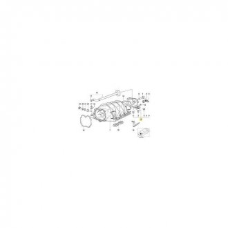 Клапан вакуумного керування рециркуляції ВГ BMW X5 (E53)/Landrover Rangerover 00- Polcar OS0080