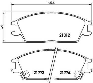 Фото автозапчасти гальмівні колодки Polcar P30024