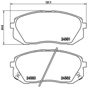 Фото автозапчасти гальмівні колодки Polcar P30039