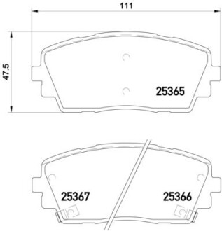 Фото автозапчасти гальмівні колодки Polcar P30053