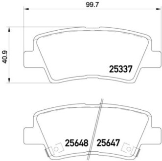 Фото автозапчасти гальмівні колодки Polcar P30054