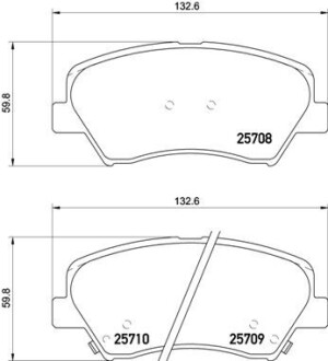 Фото автозапчасти гальмівні колодки Polcar P30073