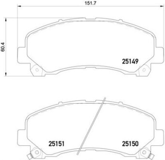 Фото автозапчасти гальмівні колодки Polcar P34007