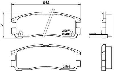 Фото автозапчасти гальмівні колодки Polcar P54012