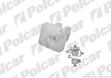 Монтажный элемент Części mocujące Polcar RXB22130
