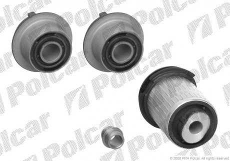 Втулка рычажка-набор левый=правый MERCEDES W210 95- Polcar S2050037 (фото 1)